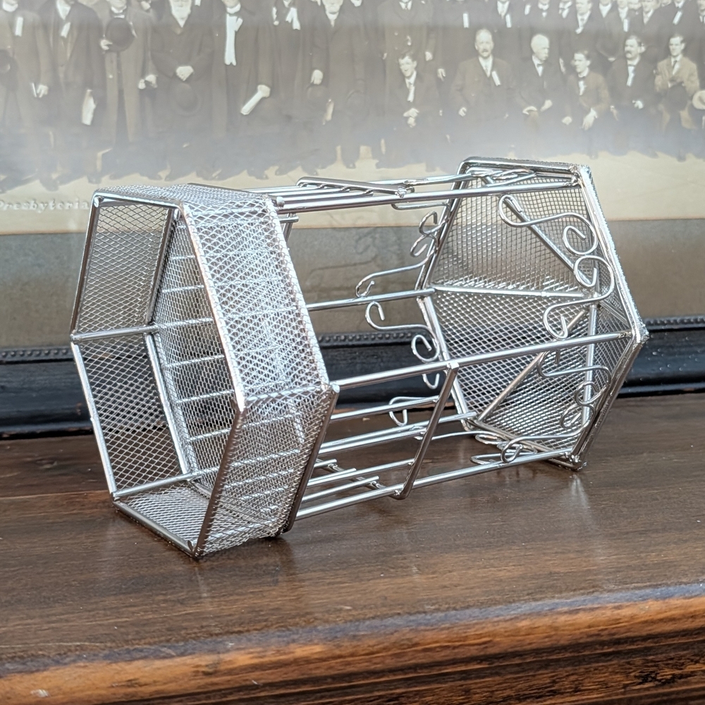 Silver-toned Decorative Gazebo Figurine - Picture 3 of 4